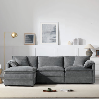 Canapé modulaire en chenille