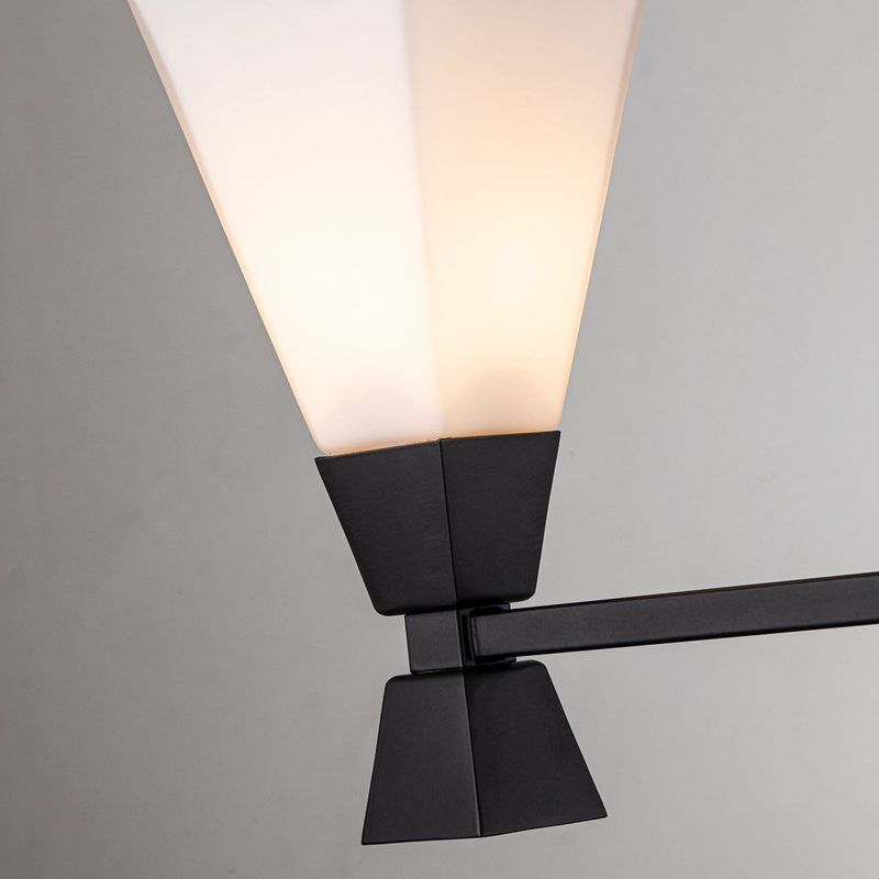 Bowtie 3 Light Vanity Light, Matte Black