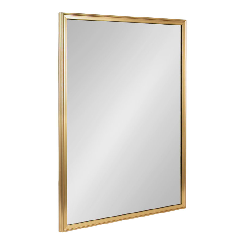 Colette Vintage Rectangle Bathroom Mirror, 37.75" x 25.75"