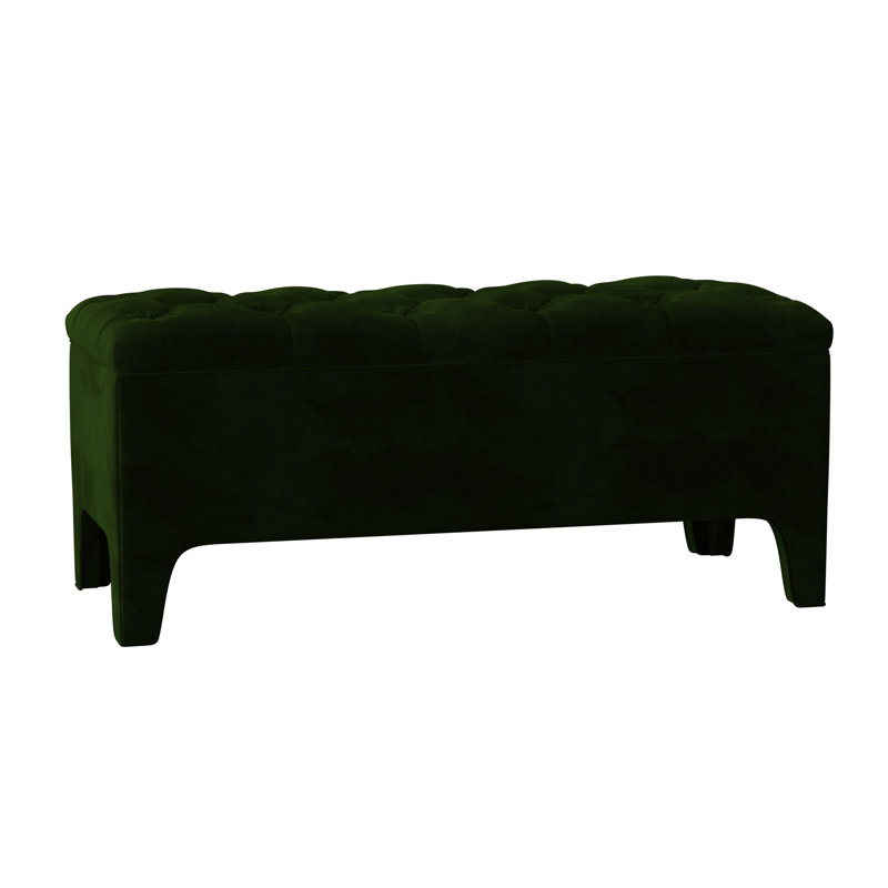 Lincoln Upholstered Storage Bench, 19" H x 72" W x 19" D, Auden Toast