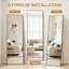 Miroir pleine grandeur, miroir de plancher suspendu ou adossé au mur, convenant à la chambre à coucher-639482239-639482232