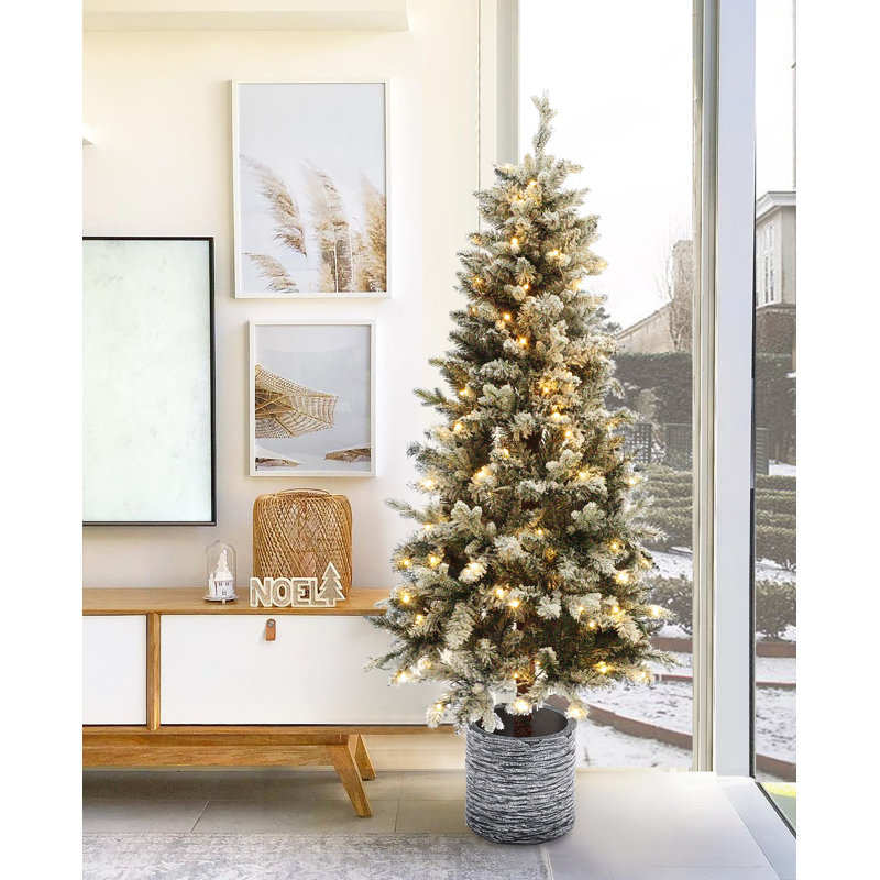 Sapin de Noël enneigé 5 pi