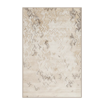 Tapis abstrait gris / beige