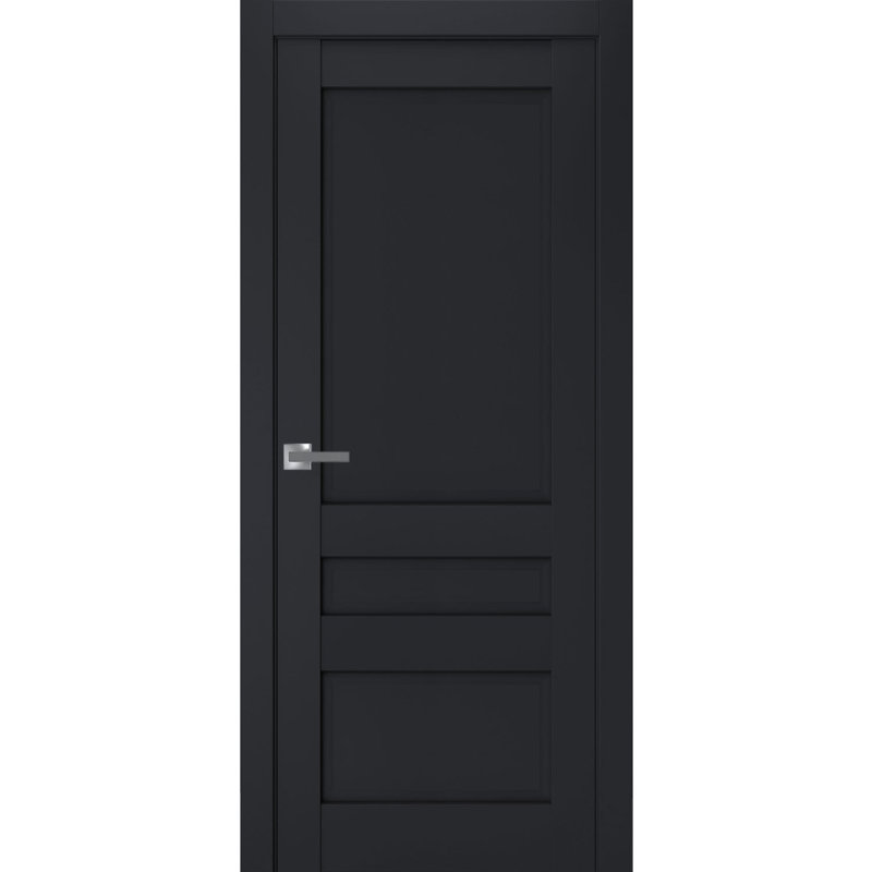 Intérieur avec porte française pré-suspendue | Veregio 7411 | Poignée simple à panneau régulier | Portes de salle de bain robustes