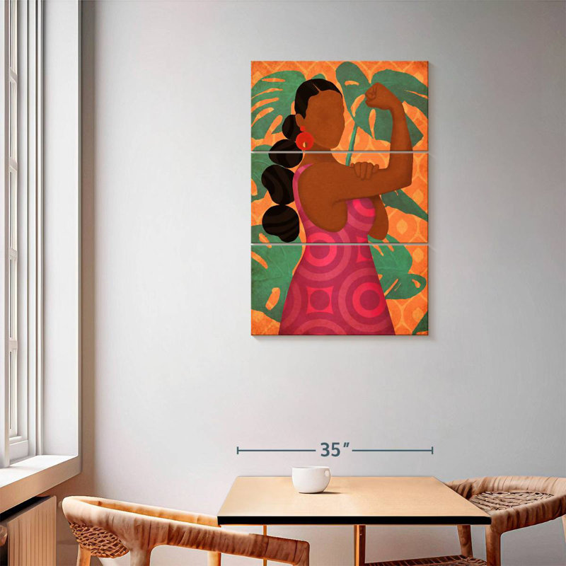 Leisha Boho Pin-Up Beauty, H 57 po x l 36 po