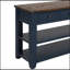 Console en bois de pin massif 48 po avec 3 tiroirs et 2 tablettes, facile à assembler pour les vestibules modernes-1529809342