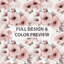Ensemble d'édredon floral 6 pièces-131229177