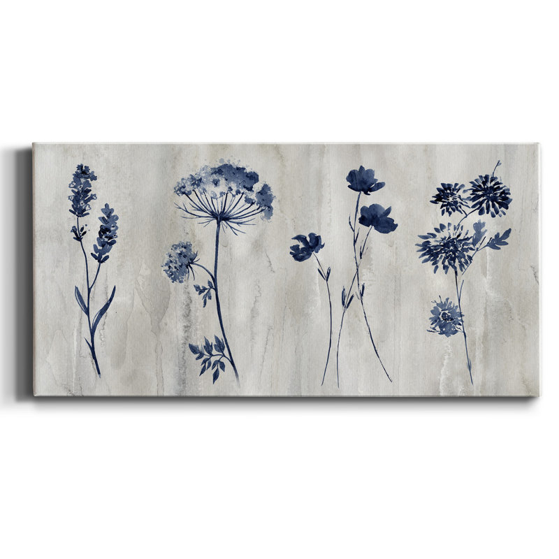 " Indigo Row ", 16" H x 8" W x 1" D