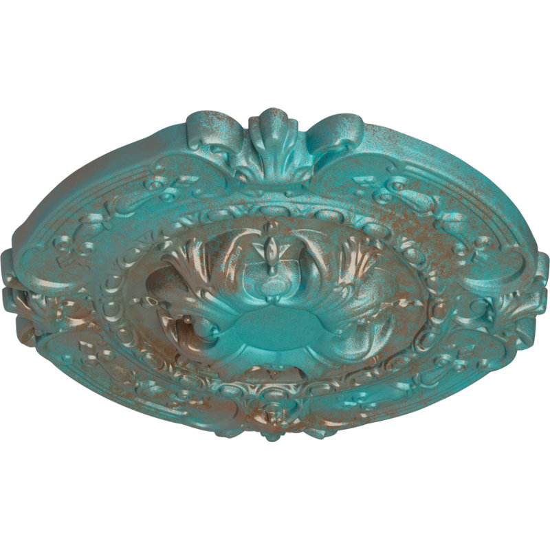 Médaillon de plafond Endurathane Southampton, DE 16 3/8 po x P 1 3/4 po (convient aux auvents jusqu'à 2 3/4 po)