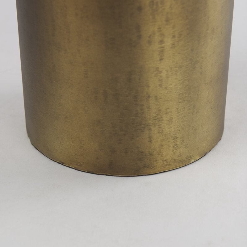 Bouteilles décoratives en métal Datari, Or, H 14 po x l 5,5 po x P 5,5 po