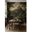 Papier peint ciel nuageux amovible, décoration murale orageuse-320704043-320704044