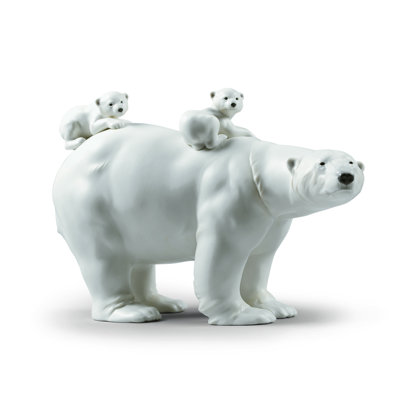 Mummy Bear and Babies Figurine -  Lladro, 01009290