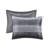 -piece Queen Black Bedding Set, Microfiber Comforter With Cotton Sheets For Modern Bedrooms