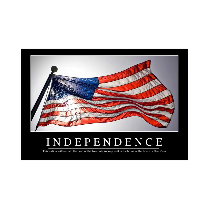 Independence II by Stocktrek Images - Wrapped Canvas Print, 20.32 cm H x 30.48 cm W