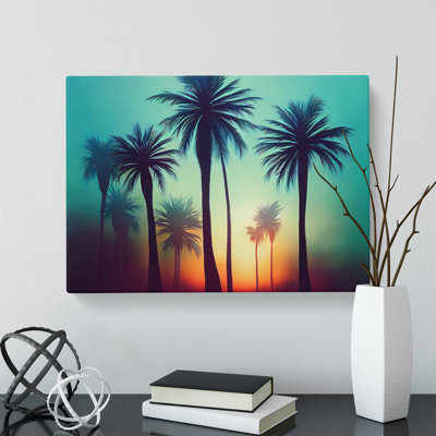 Delicious Palm Trees - Wrapped Canvas