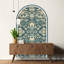 Adhésif décoratif antique non pelucheux floral-104050904