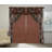 GLORYRUGSJacquardBlackCurtainSet-2 Panels withValance,55x84InchesEach, forBedroom,Living,Dining
