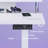 Nedyo 62.99" W L-Shaped Standing Desk with Monitor Stand -631869757