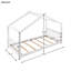 Lit plateforme House avec tête et pied de lit, toit-2083022661