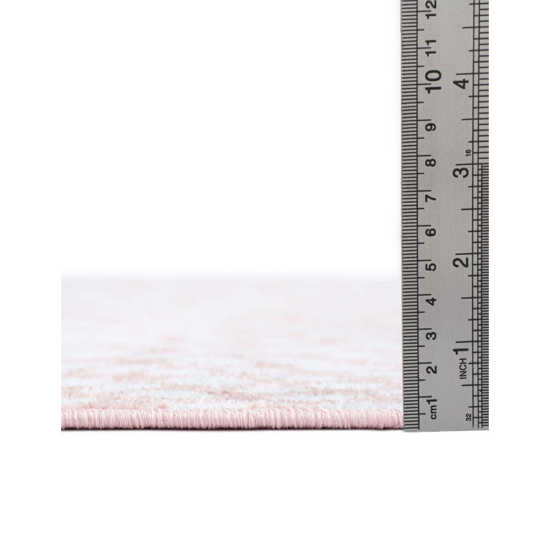 Tapis rose à motif animalier Langley Street®, Rectangle 7 pi 1 po x 10 pi