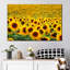 «Endless Sunflower Field», reproduction sur toile-219758212