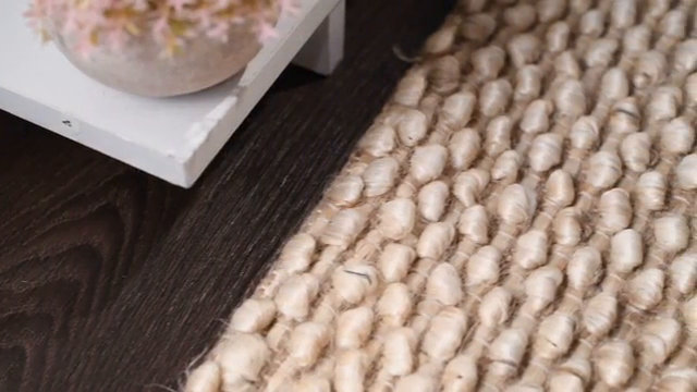 Natural Handwoven Jute 6' x 9' Flatweave Rug
