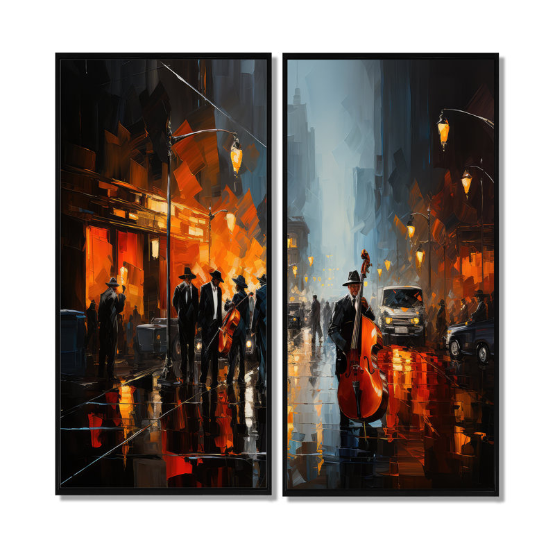 Graeham - People, art afro-américain, impressions sur toile, H 20 po x l 24 po, Noir, Impression encadrée flottante