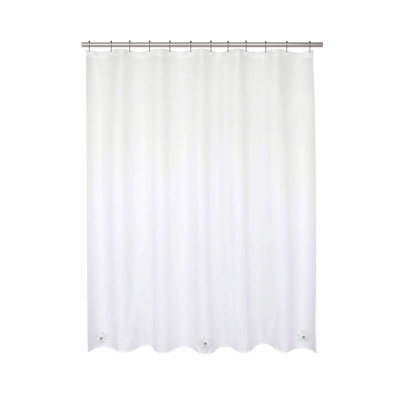 Wayfair Basics PEVA Solid Color Shower Curtain Liner