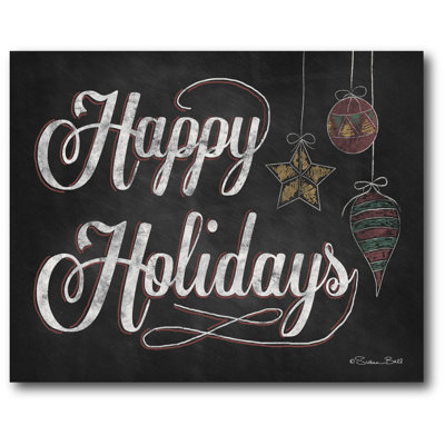 " Happy Holidays Chalkboard "