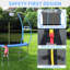 [Trampoline pliable] Mini trampoline de remise en forme pliable 400 lb 10 pi avec rampe pour adultes