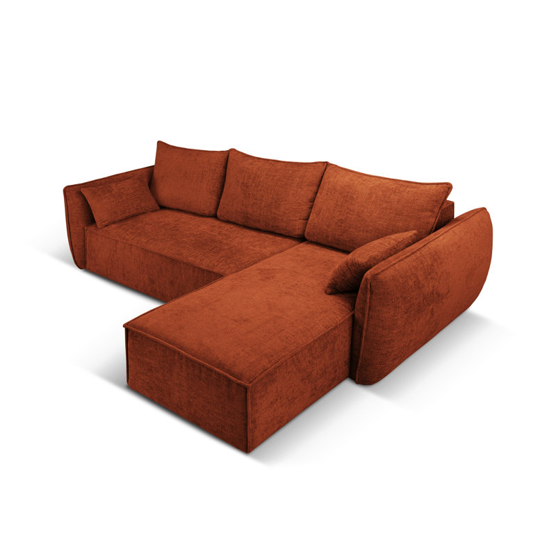 Blessington 4 Seater Sofa Bed, Right Hand Facing, Brown