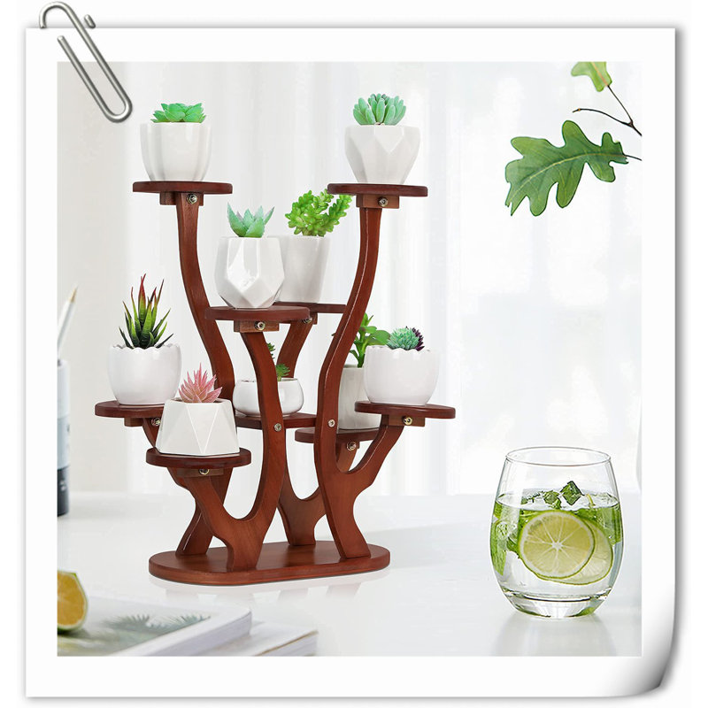 Mini support à succulents 9 pots