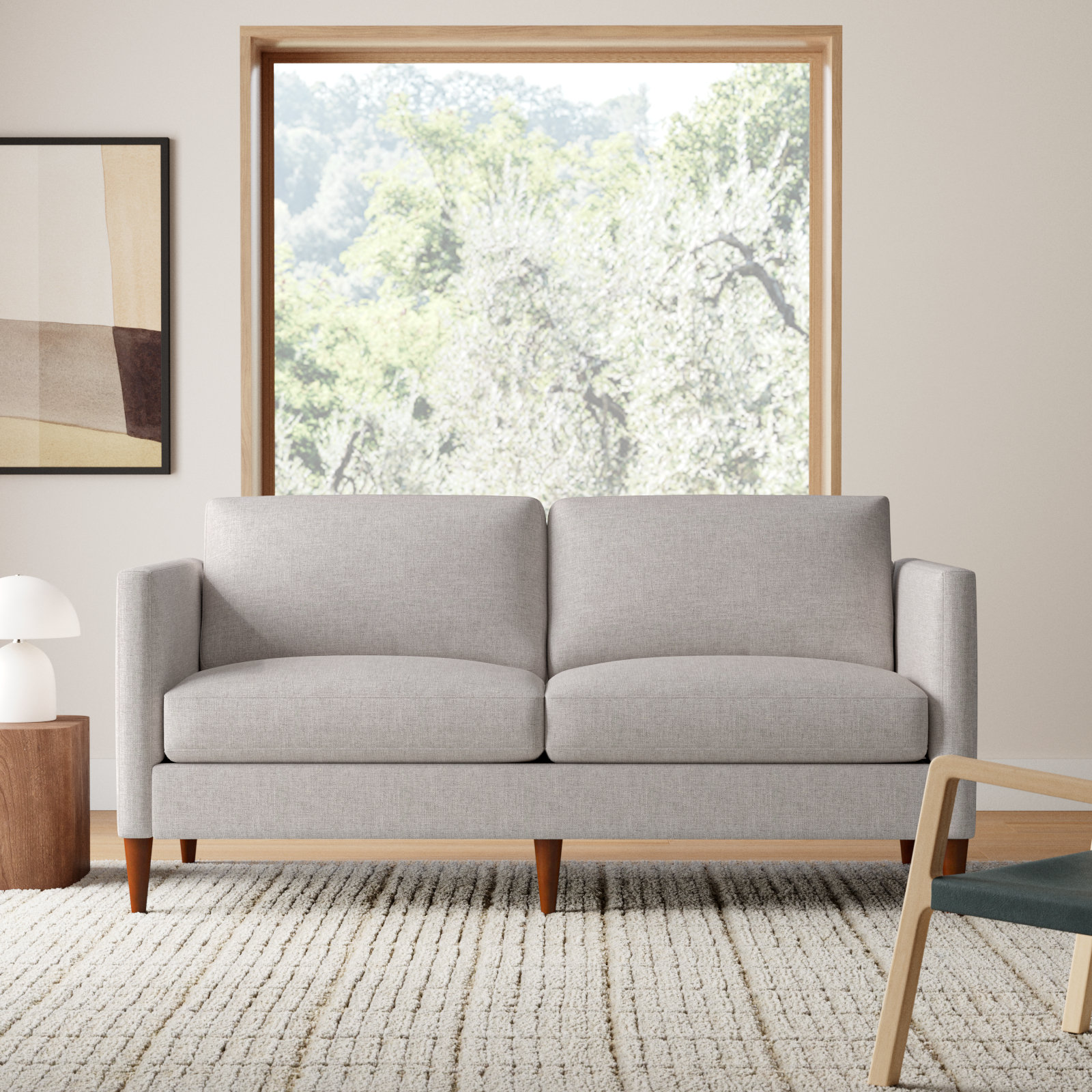 Clifford 73'' Sofa, Turbo Ash Basketweave