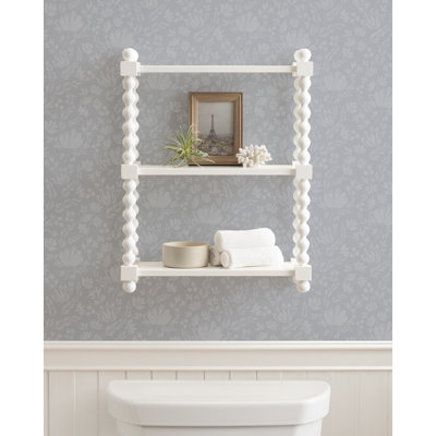 Étagère murale moderne à trois niveaux Ashbourne pour salle de bain