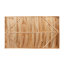 Large décoration murale encadrée en bois avec pales surélevées en métal