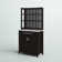 Aggeo 31'' 1 Drawer Wine Bar with Storage Cabinet and Shelves
