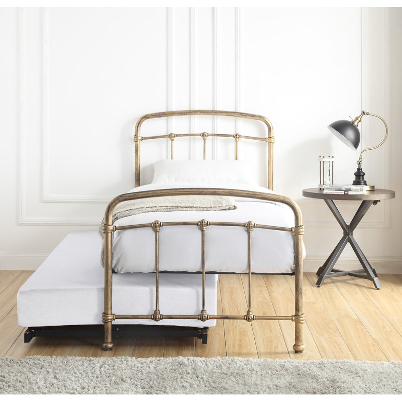 Corrado Daybed with Trundle, Antique Bronze
