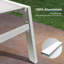 Chaise longue d'extérieur en métal avec table-88989323