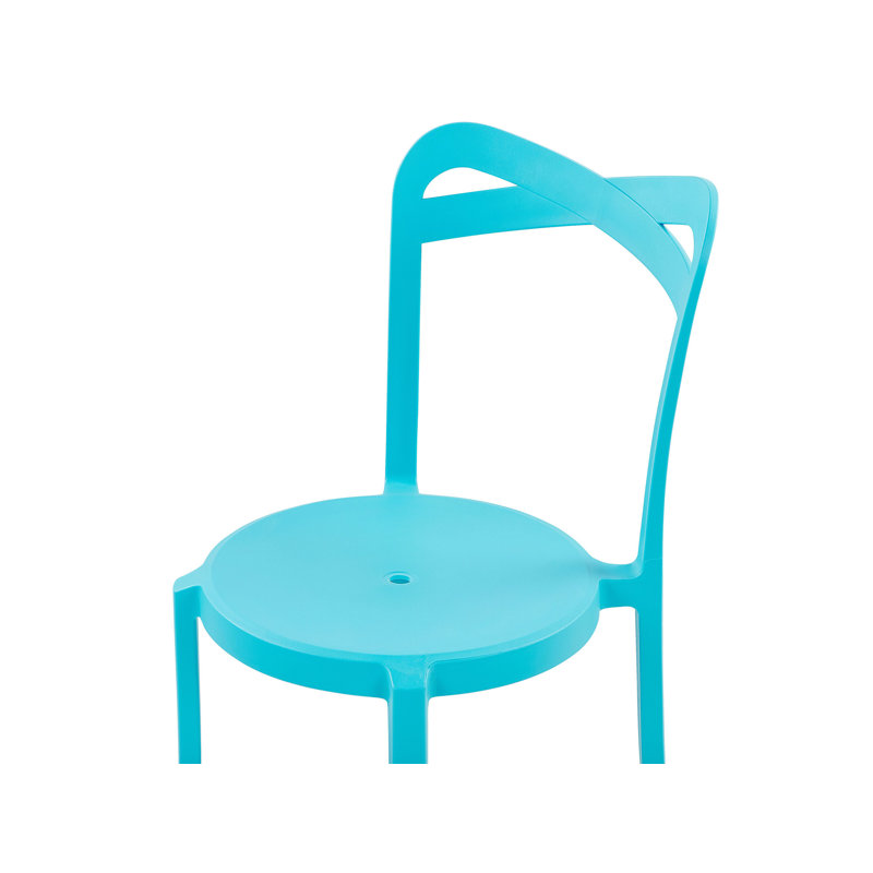 Orey 4 - Person Patio Dining Set with Square Table, Blue