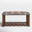 Banc de rangement en bois massif Cashea