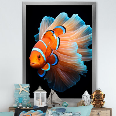 " Orange Clownfish Portrait I "