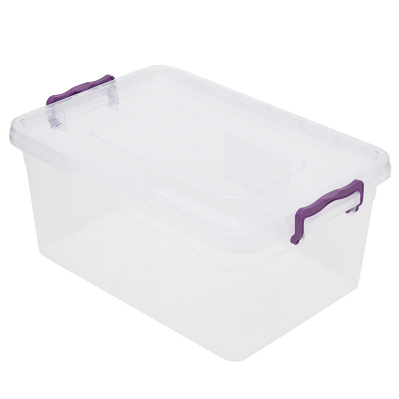 Bac en plastique, H 6,5 po x l 9,75 po x P 15 po, 10 L