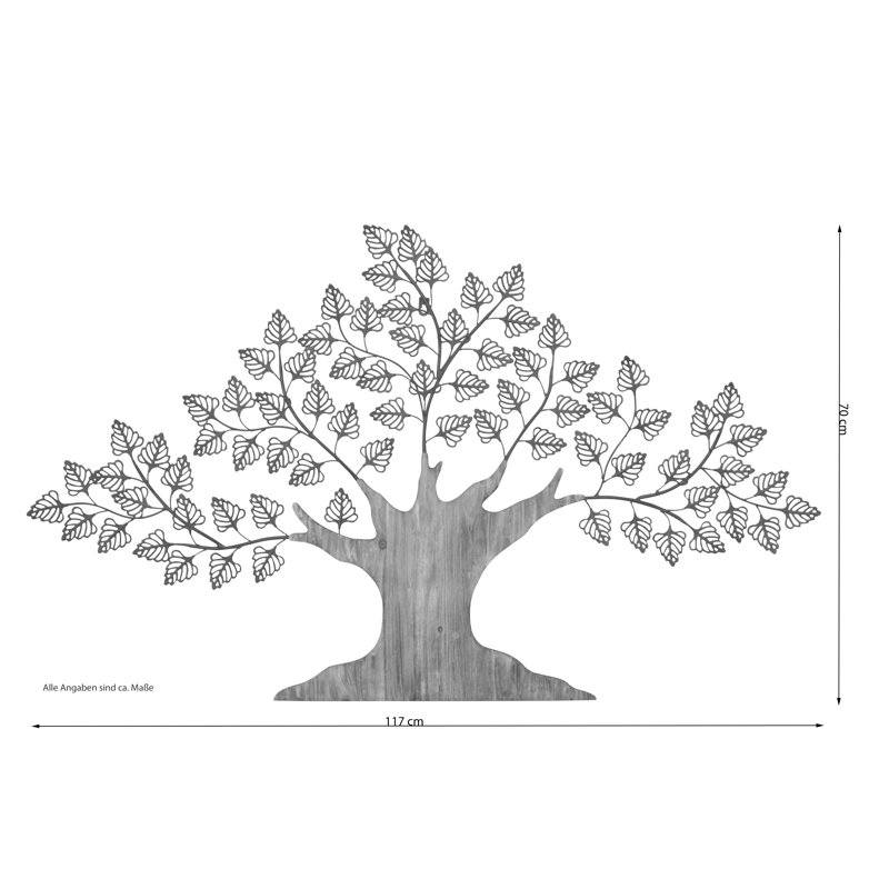 Plants & Flowers Wall Decor on Metal