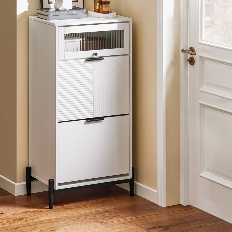 8 Pair Shoe Storage Cabinet