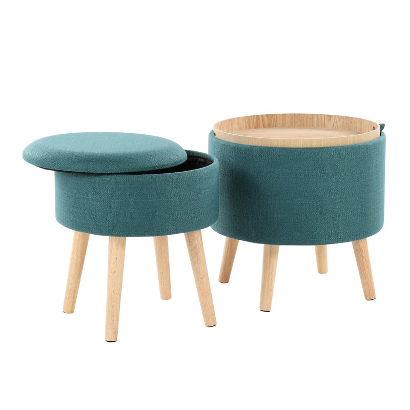 Banc de rangement en tissu Kouta