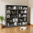 Heavy-Duty Adjustable Shelf Bookcase 5 Tier Wide Manga Bookshelves Library Office Bookcase-1877307887