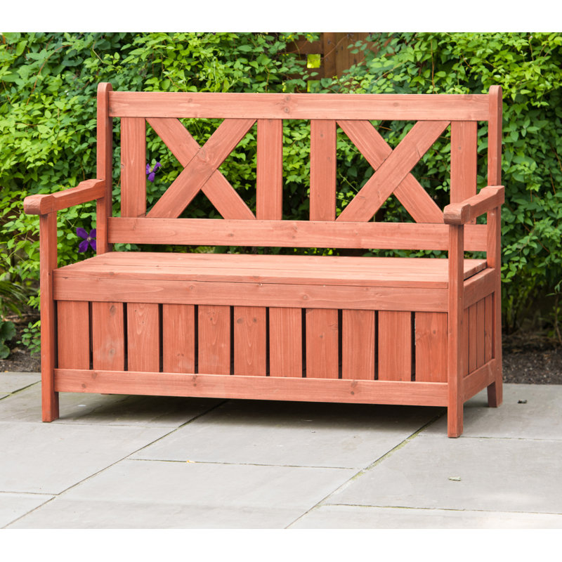 Harper Solid Wood Cedar Outdoor Bench