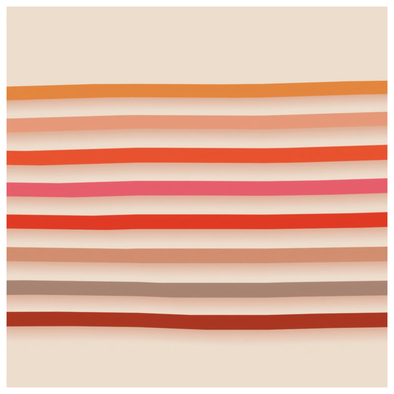 Rideaux de douche colorés à rayures horizontales très longues, L 70 po x H 72 po