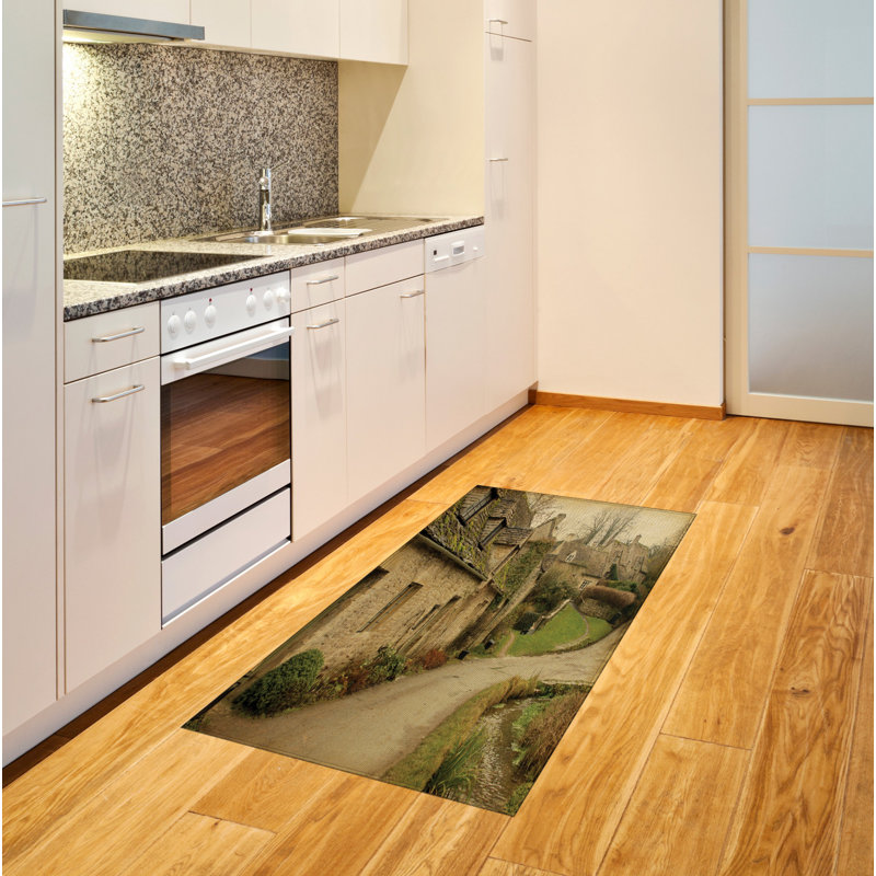 European Farm House High Density Long Fiber Poly Threads Decorative Area Rug Carpet, Rectangle 2'7" x 5'
