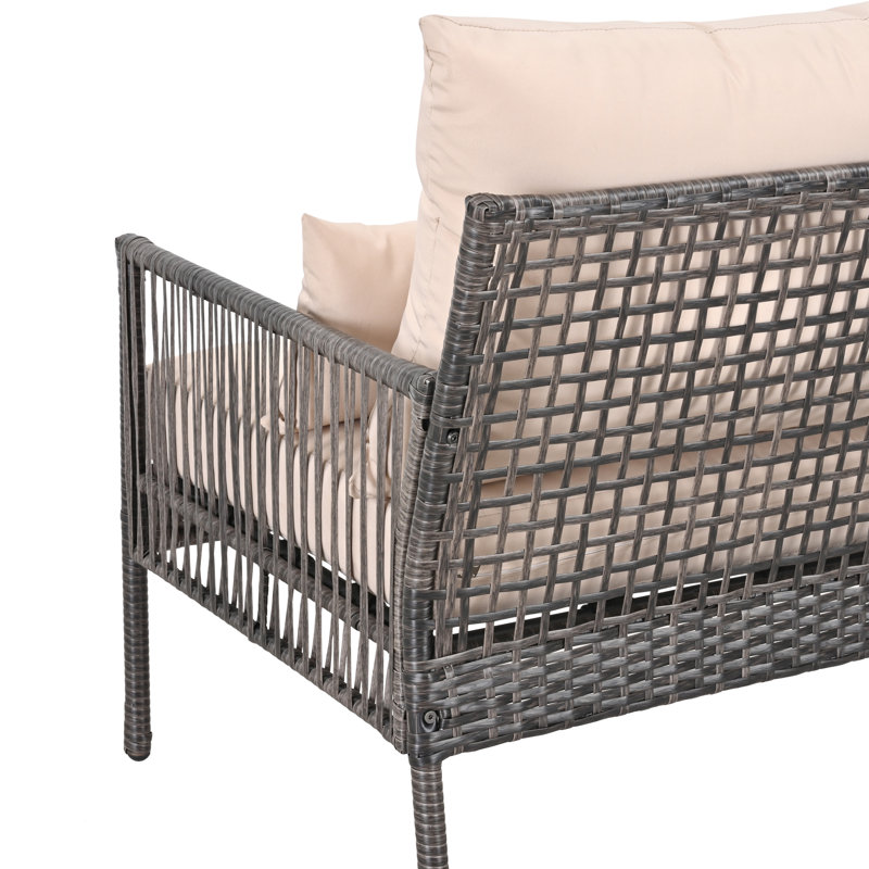 Aalaysia 7-Piece Outdoor Wicker Conversation Set